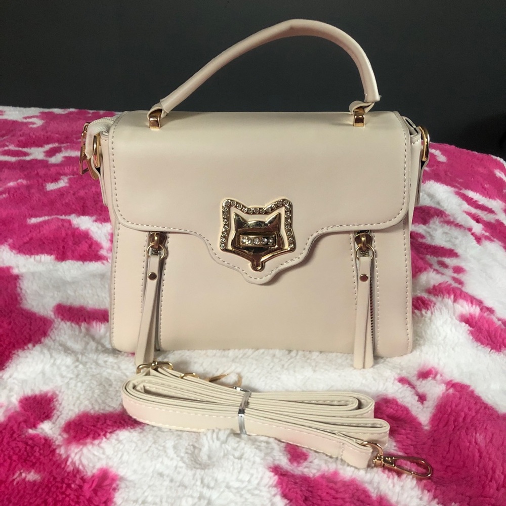 NEW Top Handle Crossbody (fox accent)